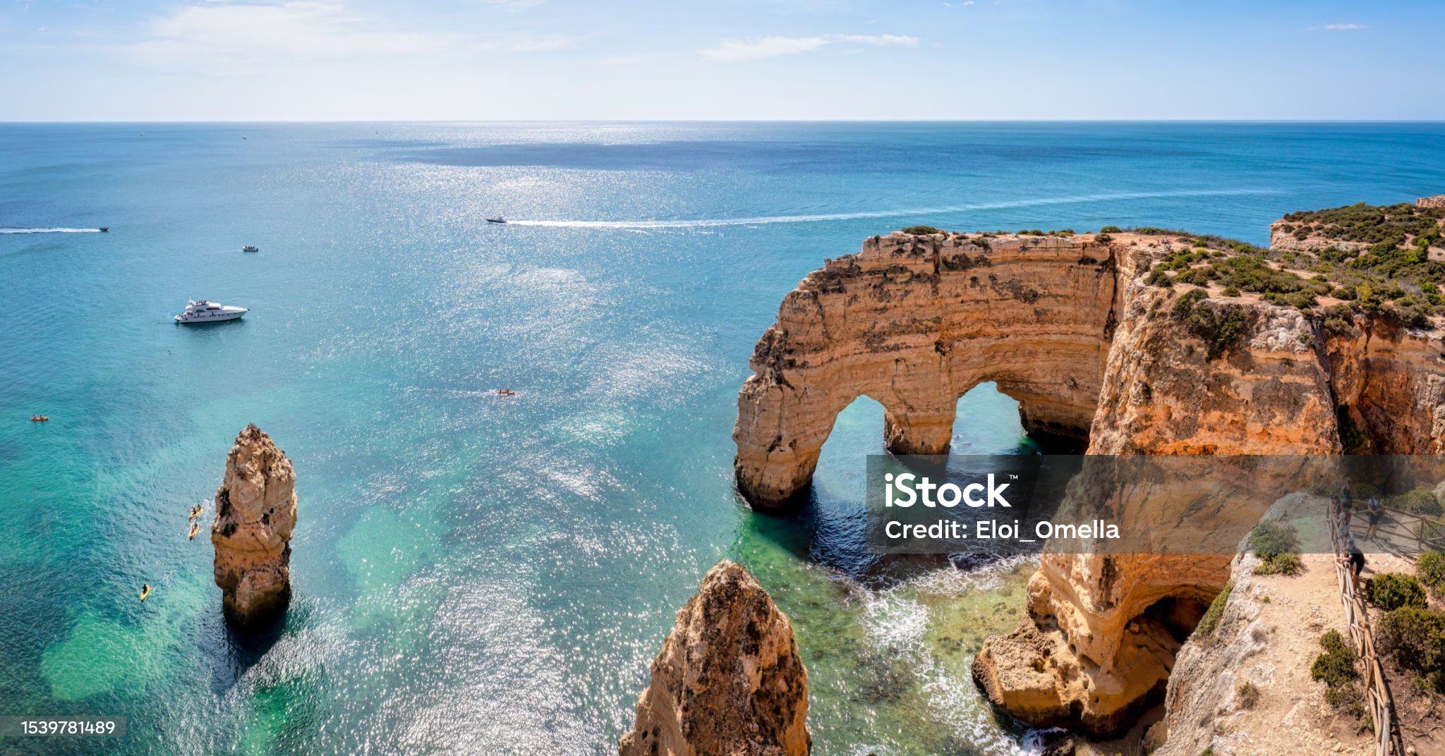 “Discovering Marinha Beach- A Famous Hidden Gem in Portugal.”