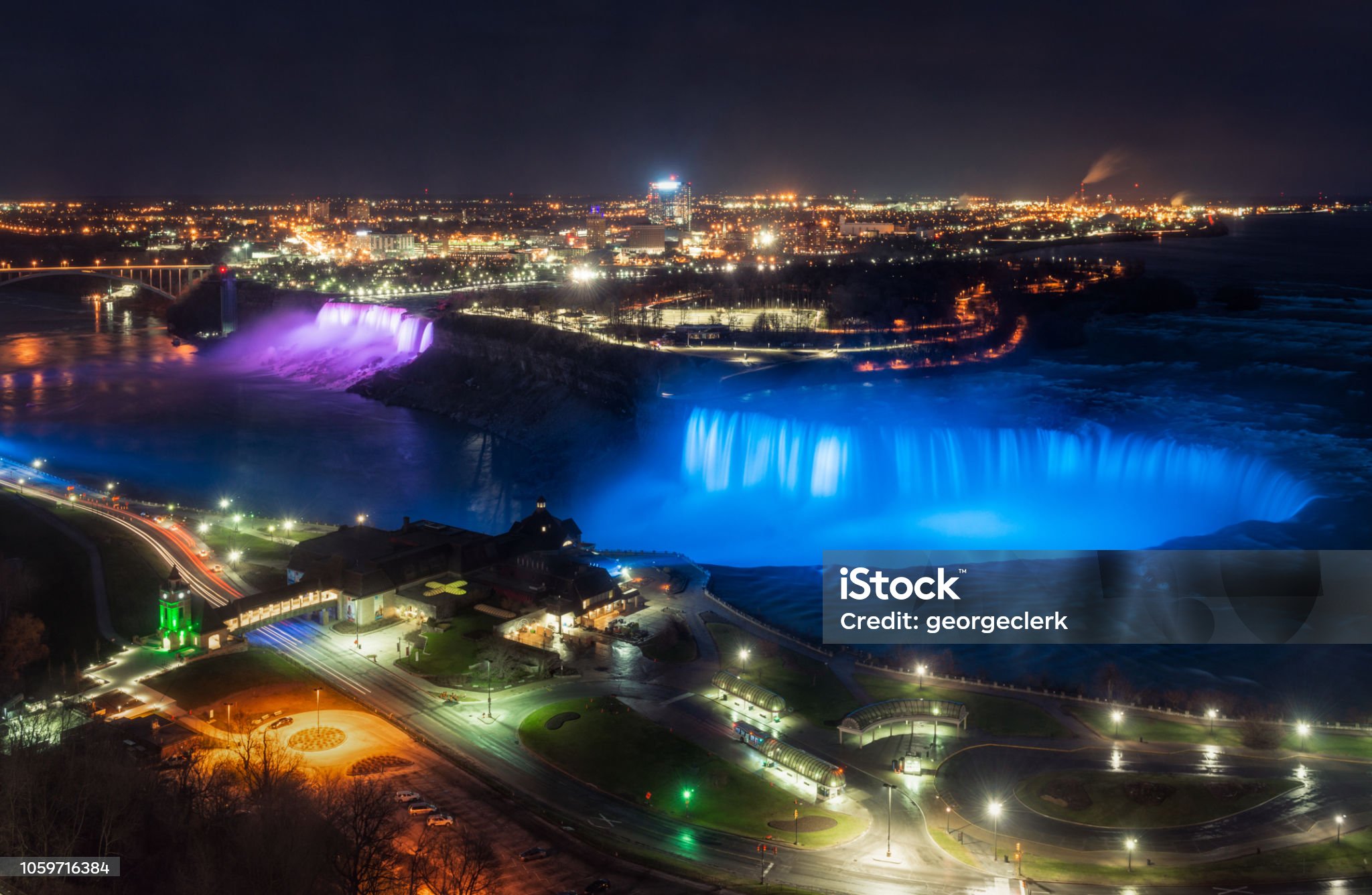 The Niagara Falls look more phenomenal during nighttime.