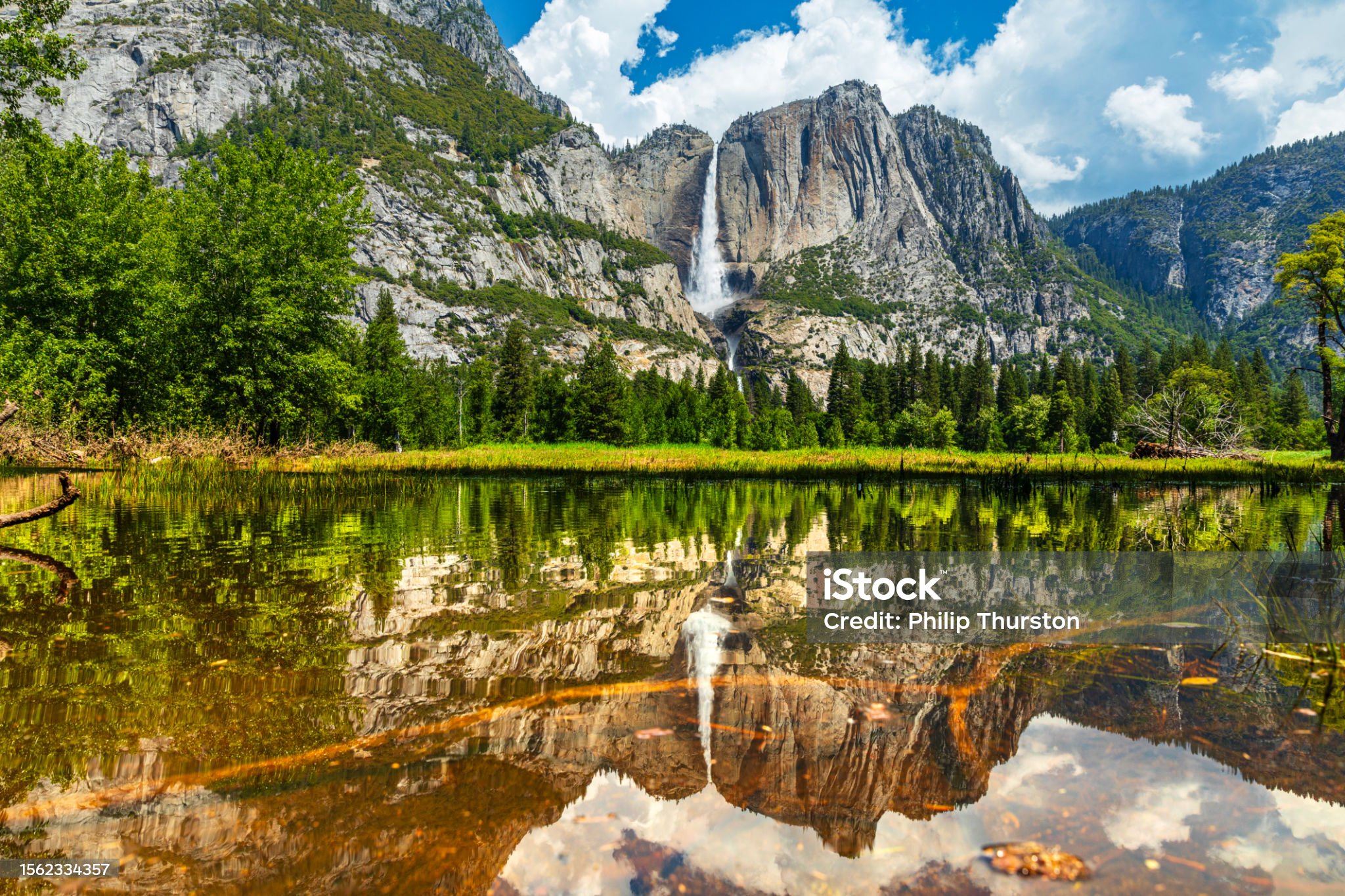 Yosemite Falls-American Renowned Waterfall.