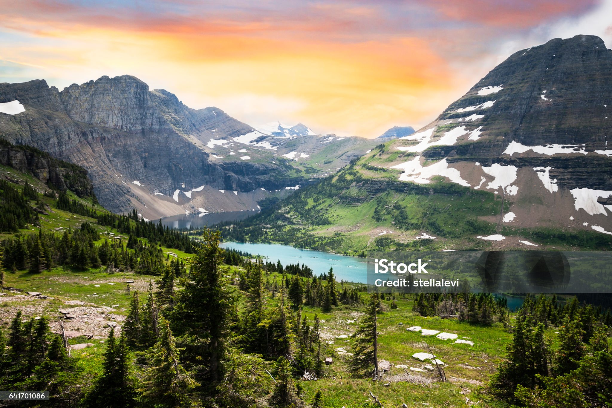 Glacier National Park, Montana, USA.